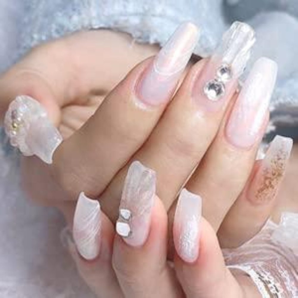 French Fake Nails Natural Color（500pcs）